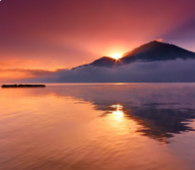 l'ascension du Mont Batur  avec le lever du soleil est incroyable et inoubliable