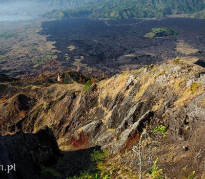 ascension le mont batur, belle nature et lever de soleil