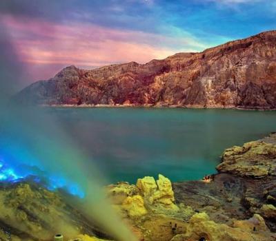 faire des promenades exceptionnelles dans le cratère Ijen depuis Bali,balilabelle