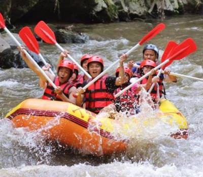 rafting  à telaga waja avec balilabelle