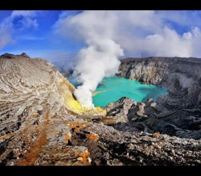 Mont Kawah Ijen Blue Fire Randonnée est un voyage organisé de Bali à Java,balilabelle