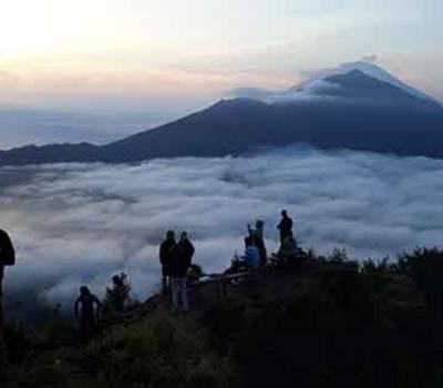 randonnée sur le mont Batur,  bali kintamani et faites du rafting ayung river