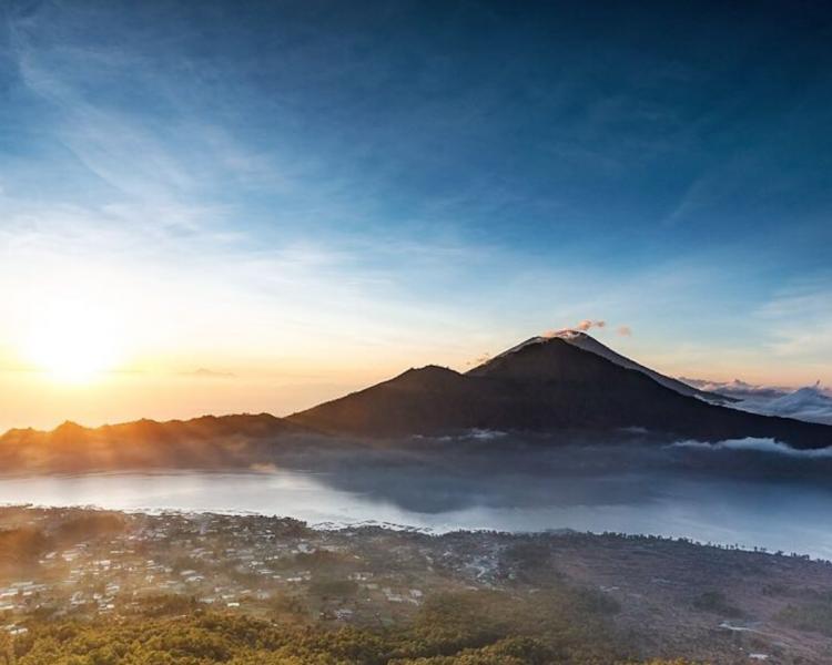 randonnée mont batur combinant rafting exotique