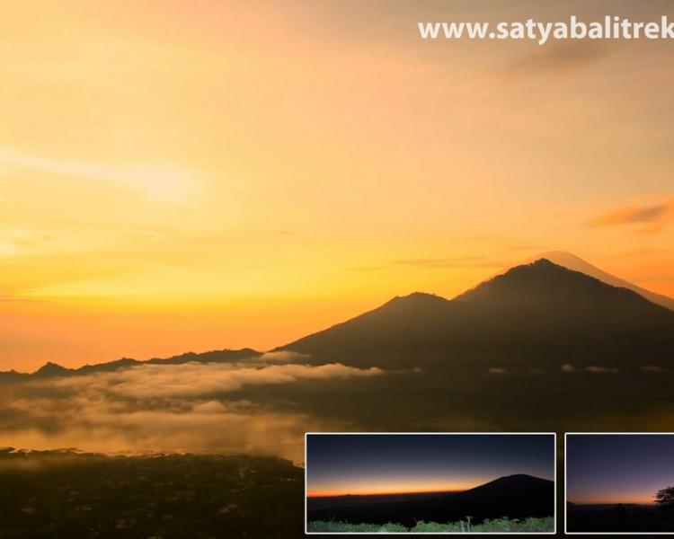 tres belle le soleil  levant au mont batur d'ascension-balilabelle