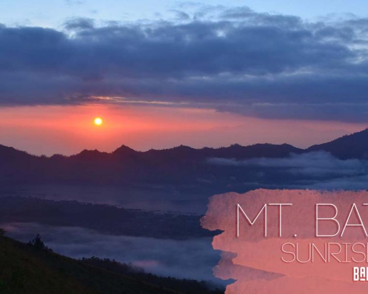 voyage à Bali  avec un guide francophone balinais l'ascension le mont Batur, lever de soleil