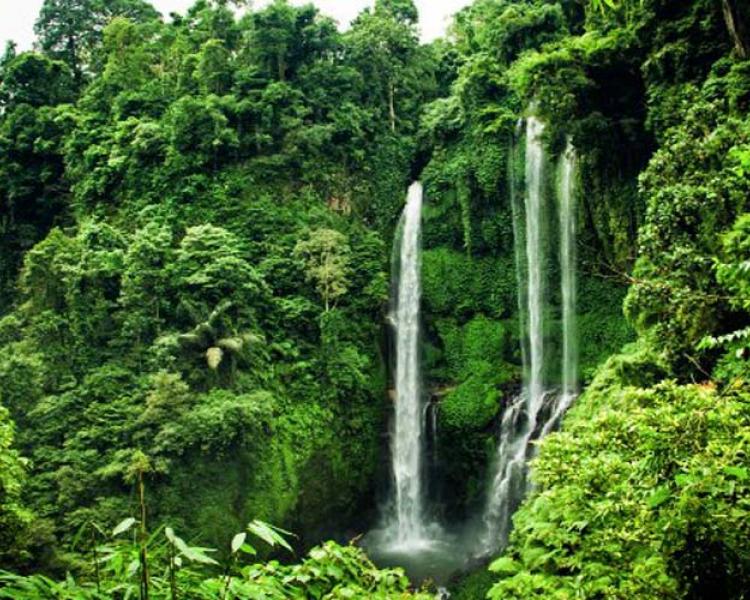 randonnée aux pleusieurs cascades a munduk