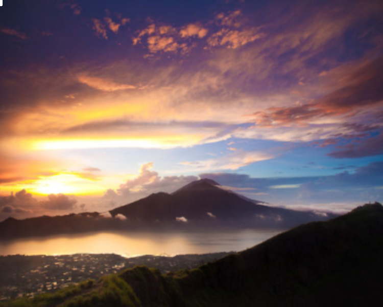 randonnée mont batur,balilabelle