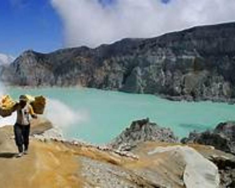 randonnée au mont kawah ijen,balilabelle