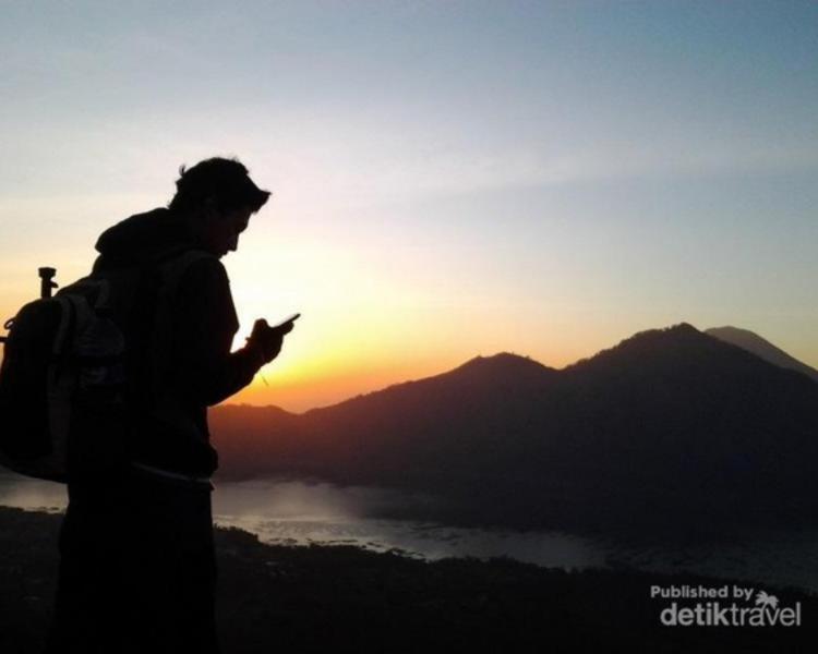 très belle randonnée au lever du soleil incroyable sur le mont Batur