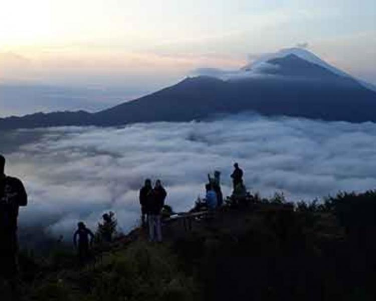 randonnée sur le mont Batur,  bali kintamani et faites du rafting ayung river