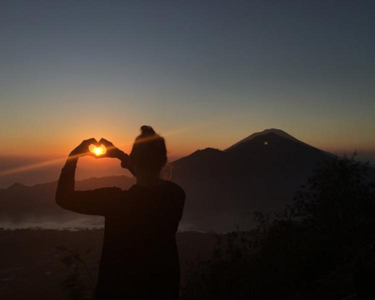 une belle randonnée au lever du soleil sur le mont Batur,balilabelle
