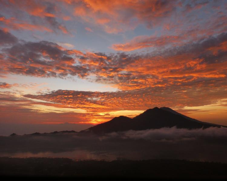 voyage à bali , escalader le  mont batur-balilabelle