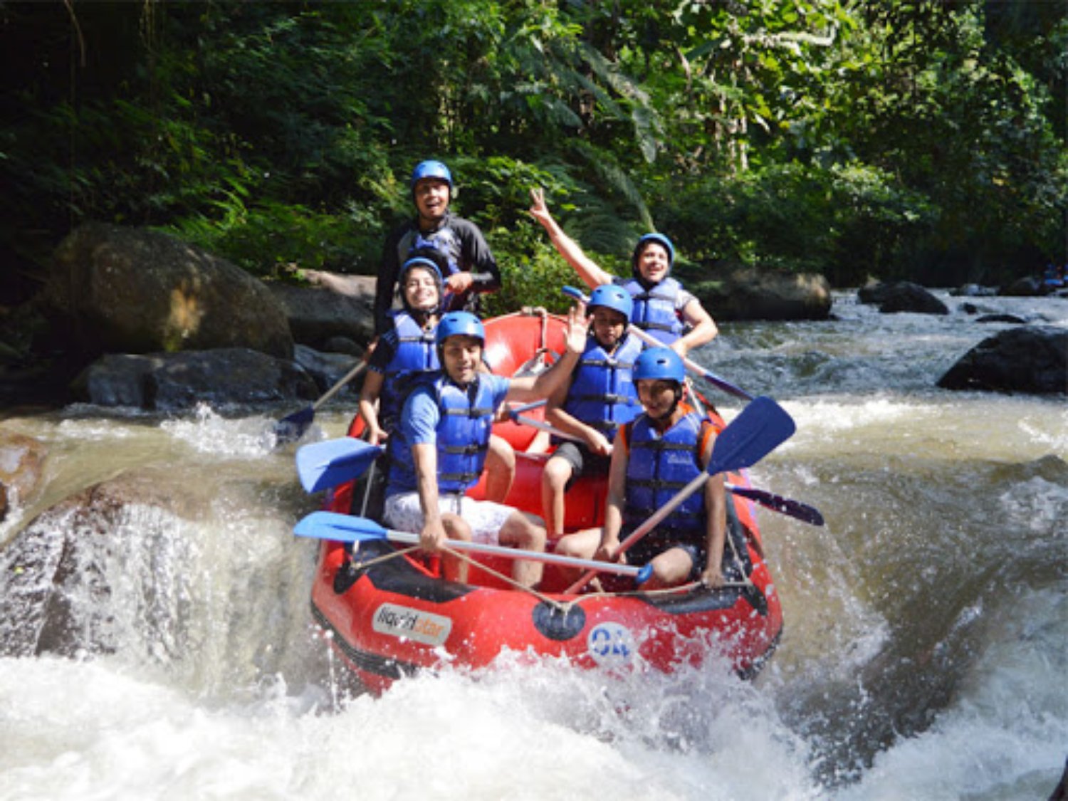 l'ascension du mont batur tres impressionant combanaison rafting (ayung river)